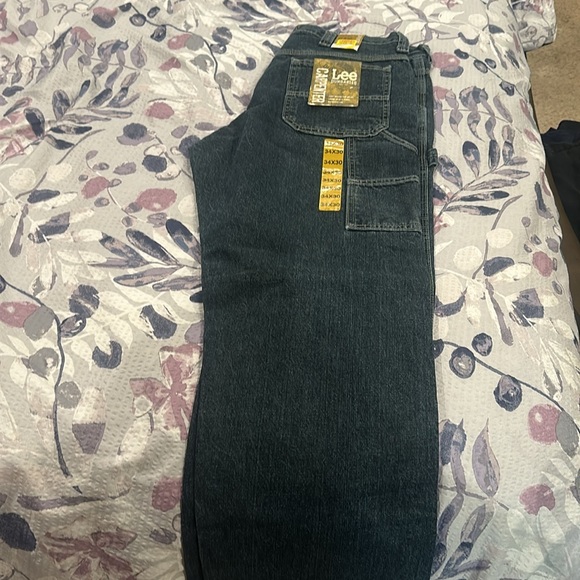 NWT Men’s Lee carpenter dungarees 34x30 - Picture 4 of 5